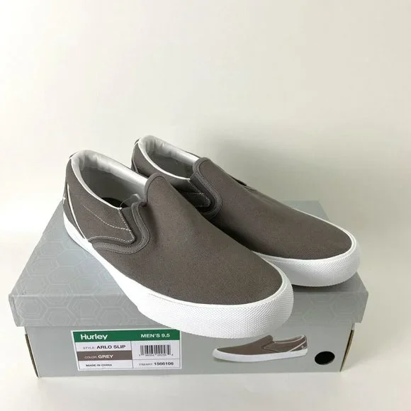 Hurley | Shoes | Hurley Arlo Slip On Canvas Shoes Gray  display picture 2